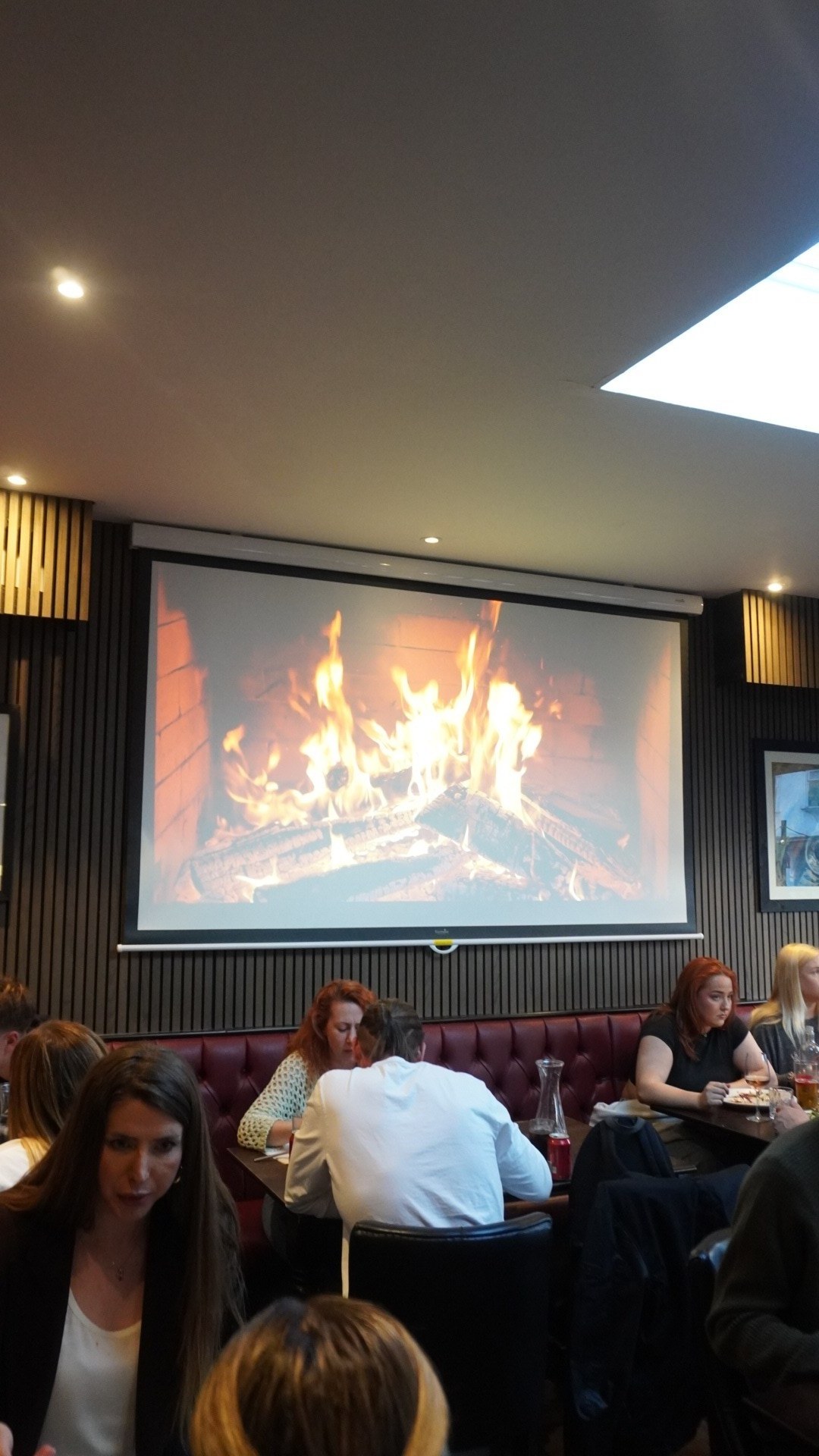 Restaurant guests enjoying the atmosphere